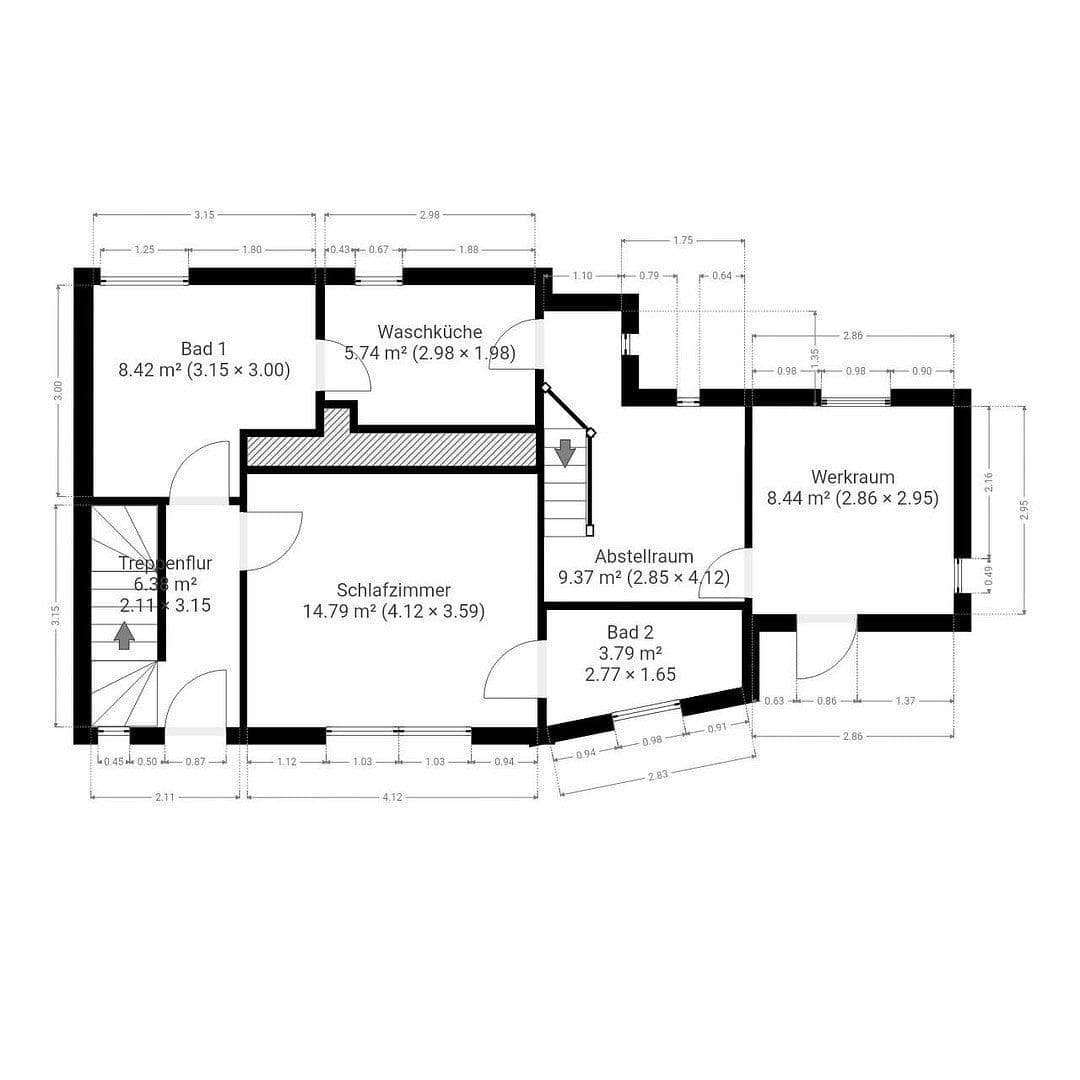 Prodej domu 117 m², pozemek 144 m², Seebacher Straße 10, Wutha-Farnroda, Durynsko Prodej domu 117 m², pozemek 144 m², Seebacher Straße 10, Wutha-Farnroda, Durynsko
