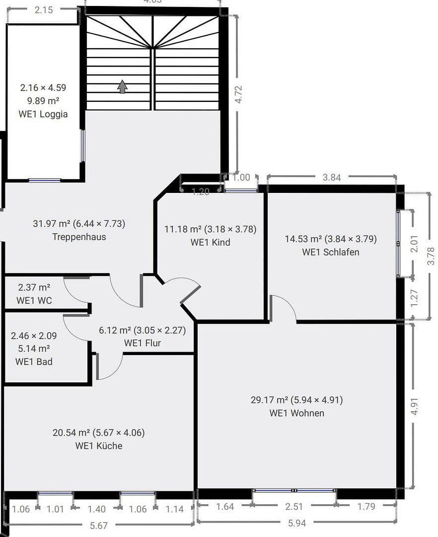 Prodej bytu 3+1 90 m², Mühlstr. xxx, Schöneck, Hessen Prodej bytu 3+1 90 m², Mühlstr. xxx, Schöneck, Hessen
