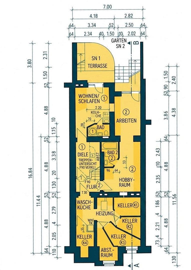 Pronájem bytu 1+1 22 m², Bonn, Severní Porýní-Vestfálsko Pronájem bytu 1+1 22 m², Bonn, Severní Porýní-Vestfálsko
