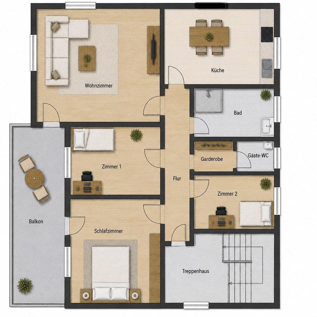 Pronájem bytu 4+1 100 m², Baiersdorf, Bavorsko Pronájem bytu 4+1 100 m², Baiersdorf, Bavorsko