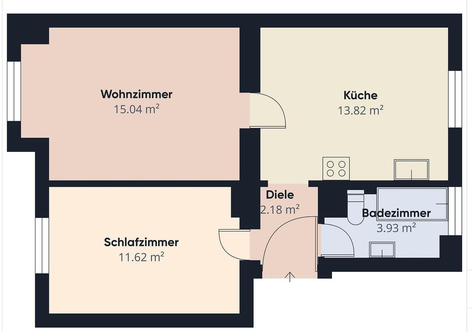 Pronájem bytu 2+1 50 m², St.-Lukas-Weg 15, Hof, Bavorsko Pronájem bytu 2+1 50 m², St.-Lukas-Weg 15, Hof, Bavorsko