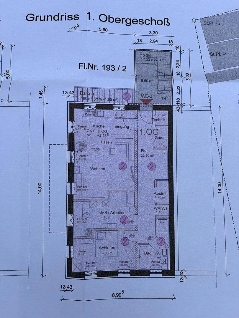 Prodej bytu 3+1 96 m², Prutdorf, Bavorsko Prodej bytu 3+1 96 m², Prutdorf, Bavorsko