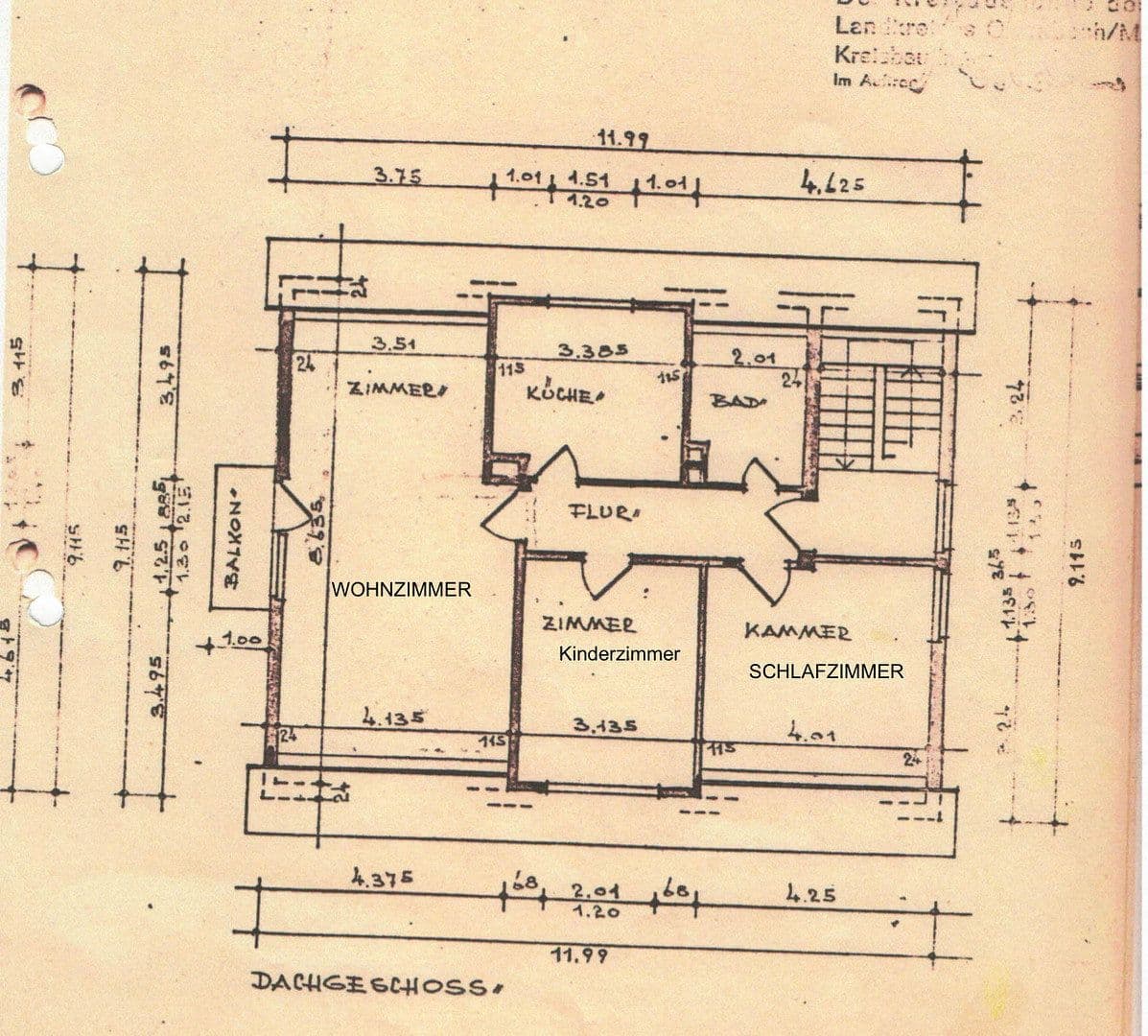 Pronájem bytu 3+1 75 m², Hanau, Hessen Pronájem bytu 3+1 75 m², Hanau, Hessen