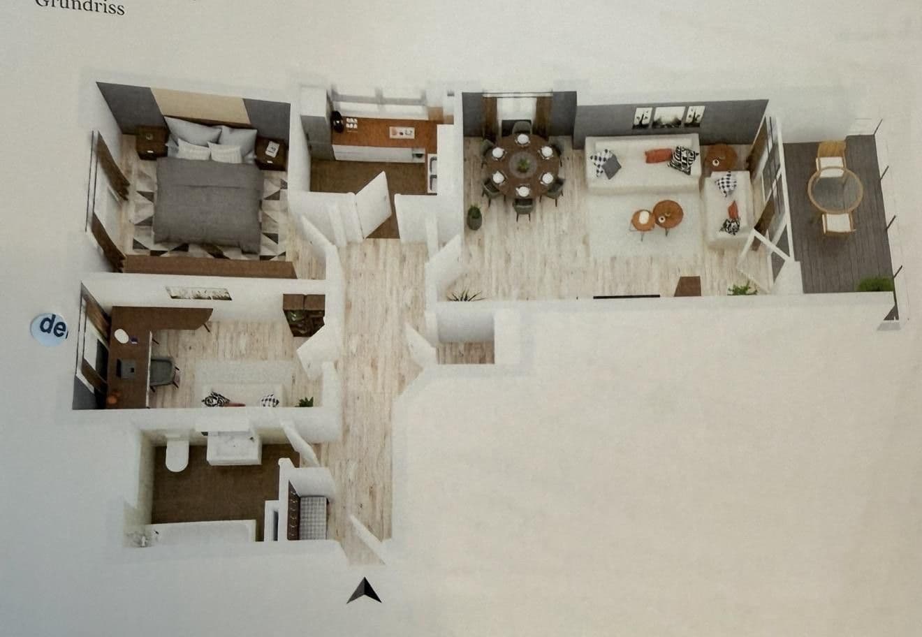 Pronájem bytu 3+1 78 m², Verdener Str. 57, Achim, Dolní Sasko Pronájem bytu 3+1 78 m², Verdener Str. 57, Achim, Dolní Sasko