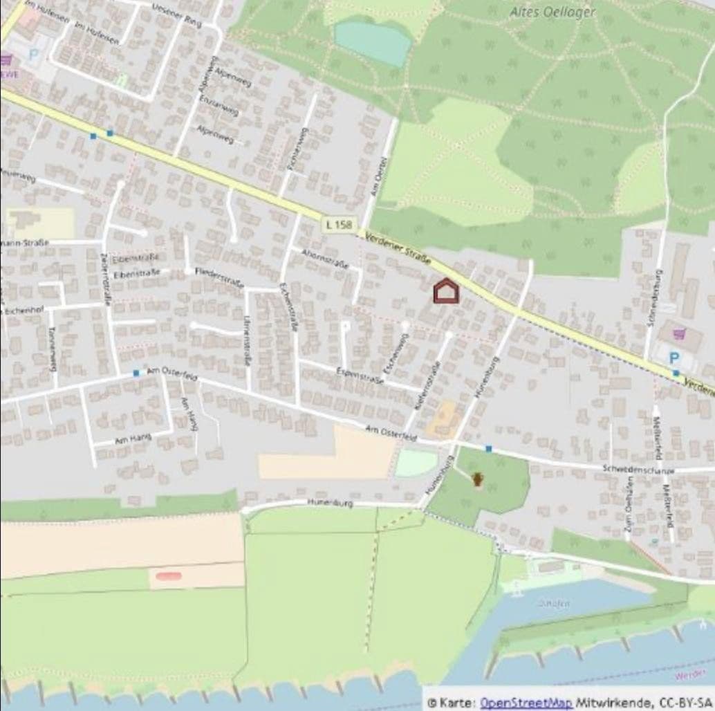Pronájem bytu 3+1 78 m², Verdener Str. 57, Achim, Dolní Sasko Pronájem bytu 3+1 78 m², Verdener Str. 57, Achim, Dolní Sasko