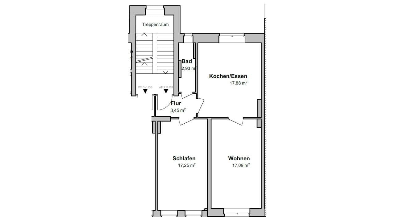 Pronájem bytu 3+1 59 m², Große Heimstraße 58, Dortmund, Severní Porýní-Vestfálsko Pronájem bytu 3+1 59 m², Große Heimstraße 58, Dortmund, Severní Porýní-Vestfálsko