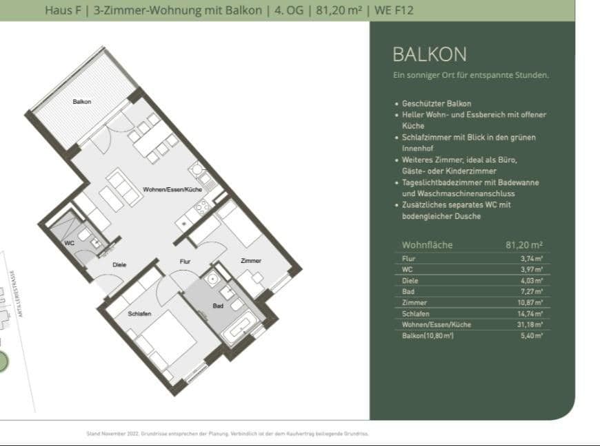 Pronájem bytu 3+1 81 m², Eschollbrücker Str. 10, Darmstadt, Hessen Pronájem bytu 3+1 81 m², Eschollbrücker Str. 10, Darmstadt, Hessen