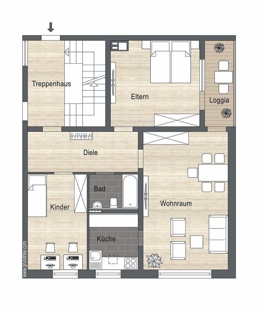 Pronájem bytu 3+1 80 m², Essen, Severní Porýní-Vestfálsko Pronájem bytu 3+1 80 m², Essen, Severní Porýní-Vestfálsko