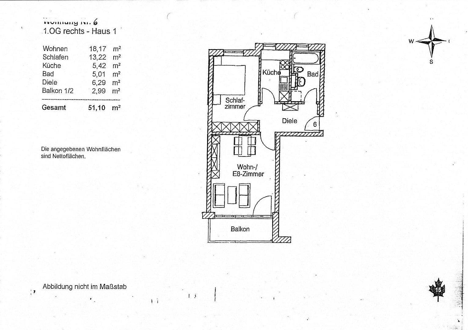 Pronájem bytu 2+1 51 m², Oberländerstrasse 76, Augsburg, Bavorsko Pronájem bytu 2+1 51 m², Oberländerstrasse 76, Augsburg, Bavorsko