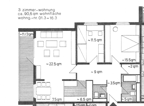 Pronájem bytu 3+kk 91 m², Im Mainfeld 23, Frankfurt, Hessen Pronájem bytu 3+kk 91 m², Im Mainfeld 23, Frankfurt, Hessen