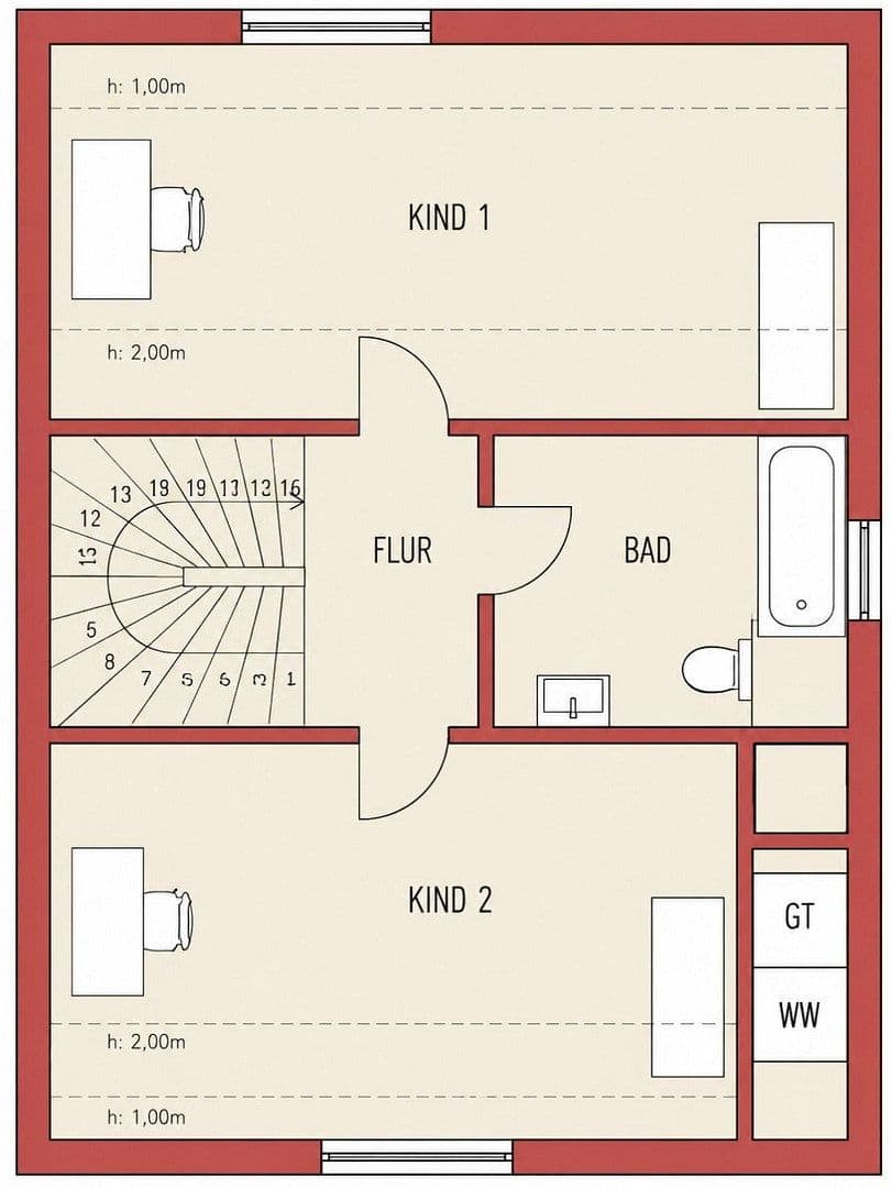 Prodej domu 131 m², pozemek 138 m², Großbottwar, Bádensko-Württembersko Prodej domu 131 m², pozemek 138 m², Großbottwar, Bádensko-Württembersko