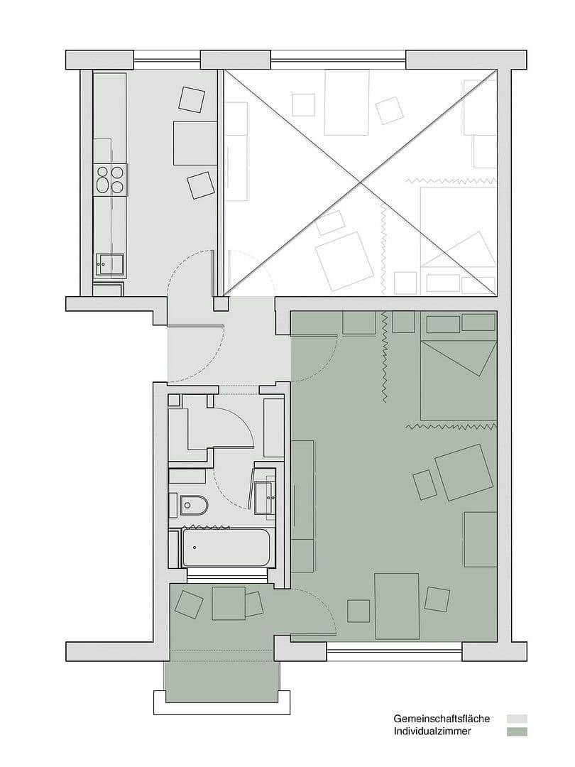 Pronájem bytu 1+1 39 m², Steinforststr. 38, Erlangen, Bavorsko Pronájem bytu 1+1 39 m², Steinforststr. 38, Erlangen, Bavorsko