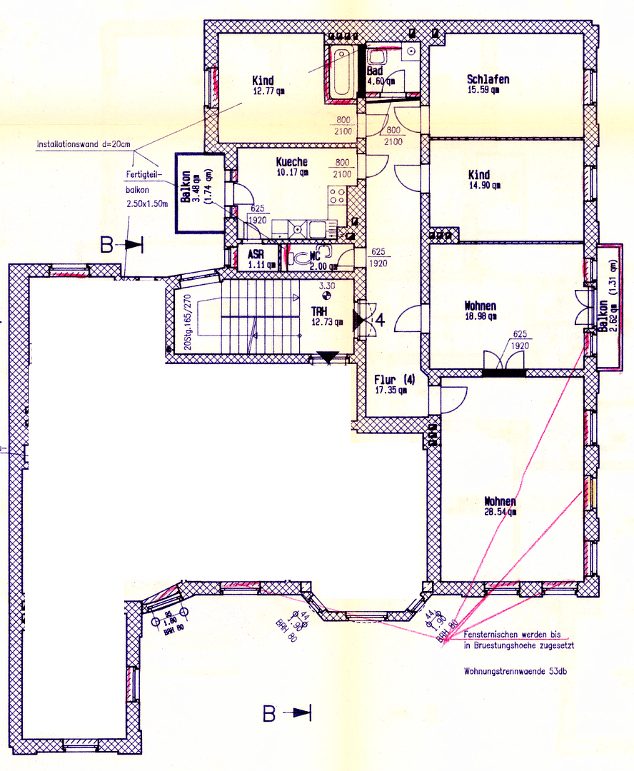 Pronájem bytu 5+1 125 m², Halle, Sasko-Anhaltsko Pronájem bytu 5+1 125 m², Halle, Sasko-Anhaltsko