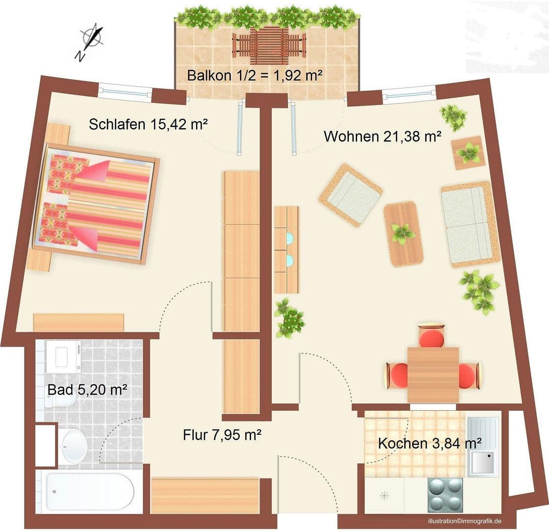 Prodej bytu 2+1 56 m², Stuttgarter Allee 37, Leipzig, Sasko Prodej bytu 2+1 56 m², Stuttgarter Allee 37, Leipzig, Sasko
