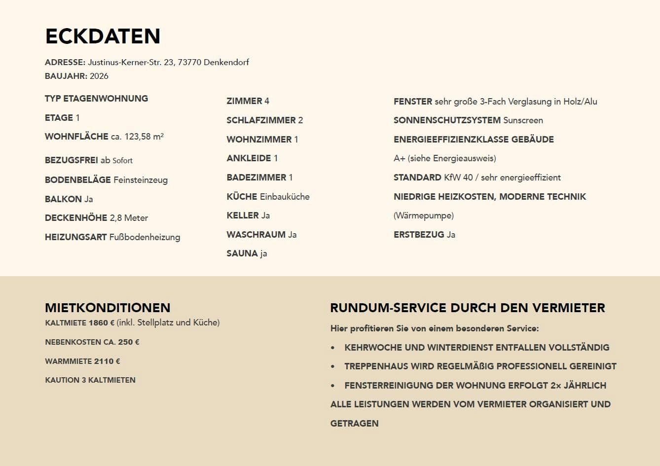Pronájem bytu 4+1 124 m², Justinus-Kerner-Str. 23, Denkendorf, Bádensko-Württembersko Pronájem bytu 4+1 124 m², Justinus-Kerner-Str. 23, Denkendorf, Bádensko-Württembersko