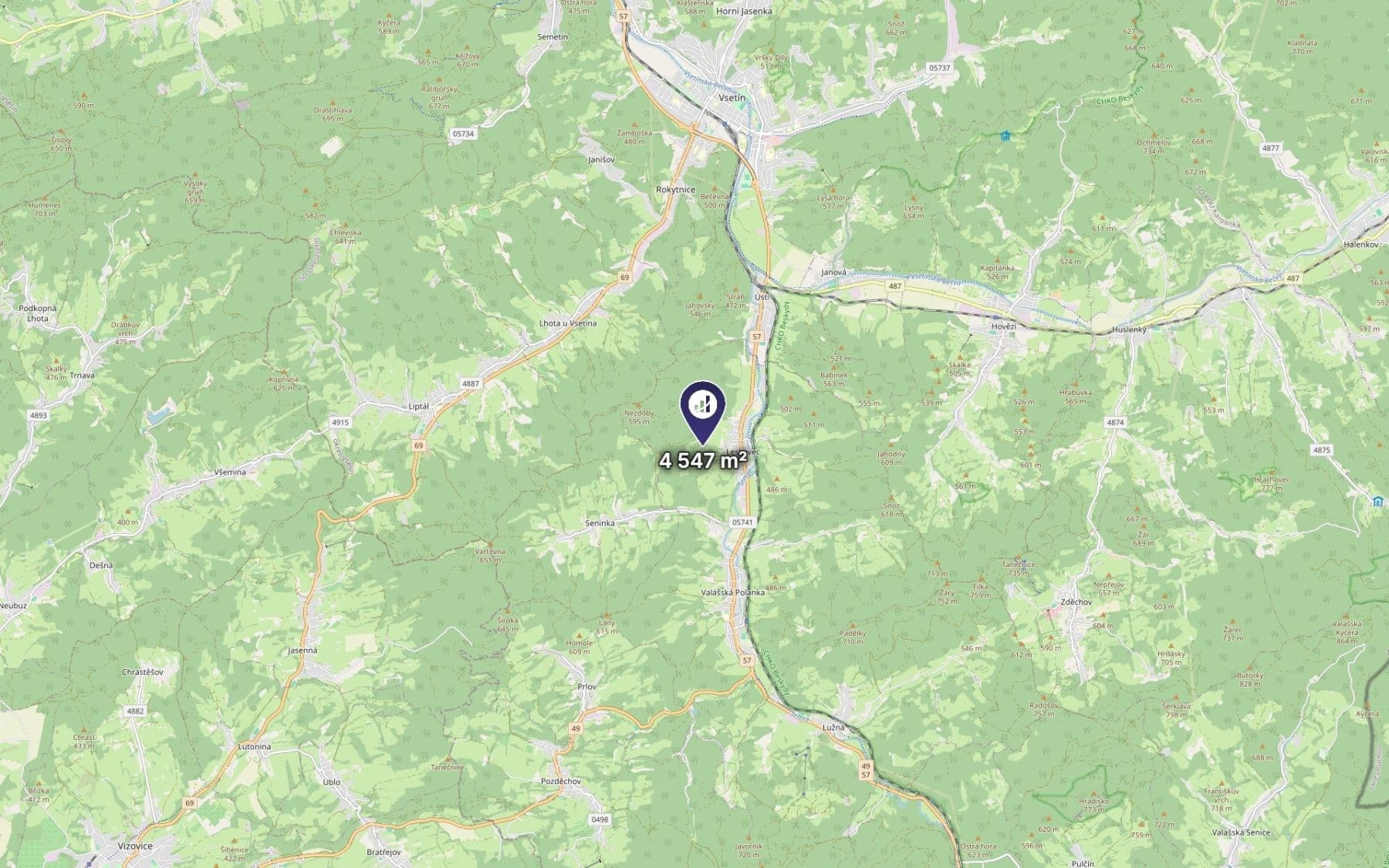 Prodej pozemku 4.547 m², Leskovec, Zlínský kraj Prodej pozemku 4.547 m², Leskovec, Zlínský kraj