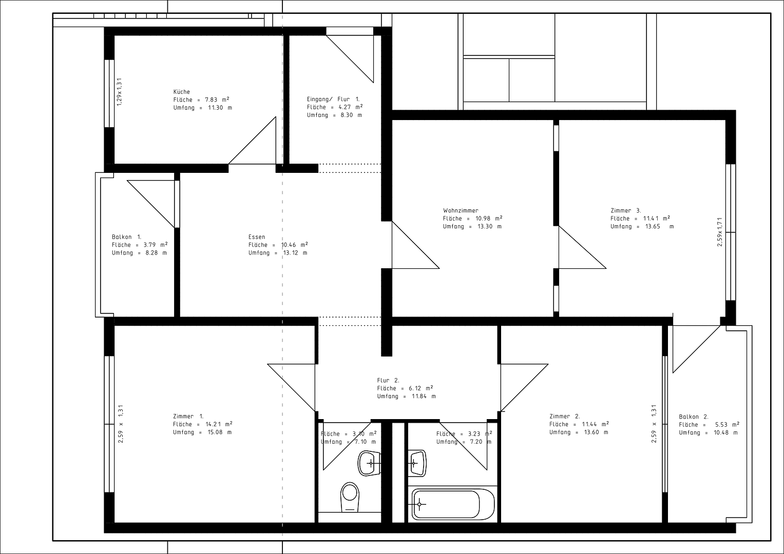 Pronájem bytu 4+kk 93 m², Darmstadt - Kranichstein, Hessen Pronájem bytu 4+kk 93 m², Darmstadt - Kranichstein, Hessen