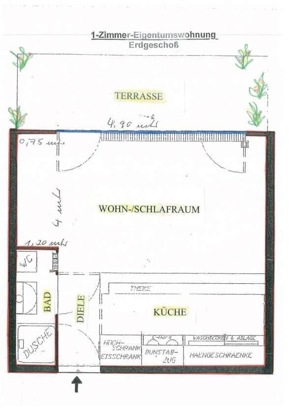 Pronájem bytu 1+1 35 m², Ühlingen-Birkendorf, Bádensko-Württembersko Pronájem bytu 1+1 35 m², Ühlingen-Birkendorf, Bádensko-Württembersko