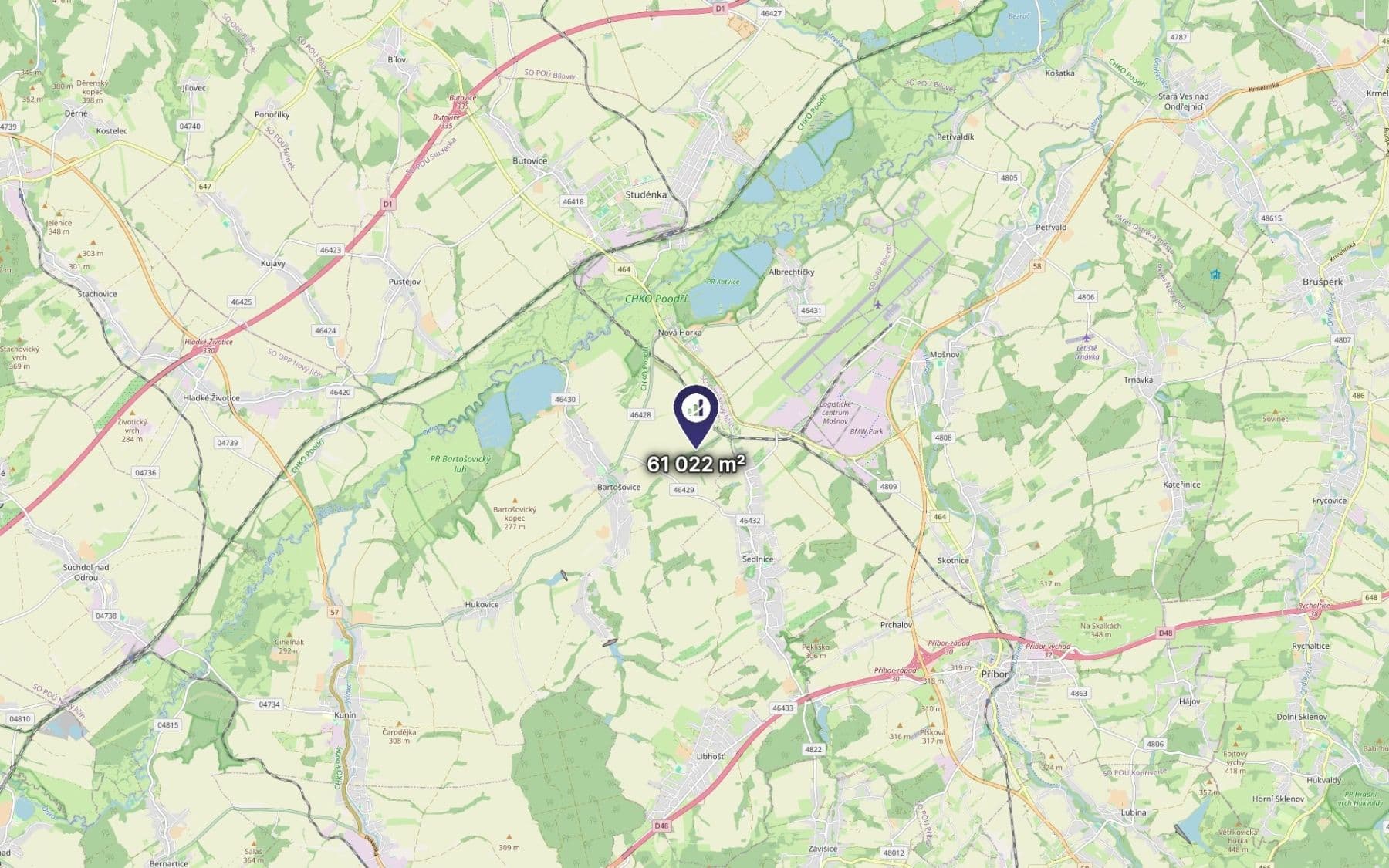 Prodej pozemku 20.341 m², Bartošovice, Moravskoslezský kraj Prodej pozemku 20.341 m², Bartošovice, Moravskoslezský kraj