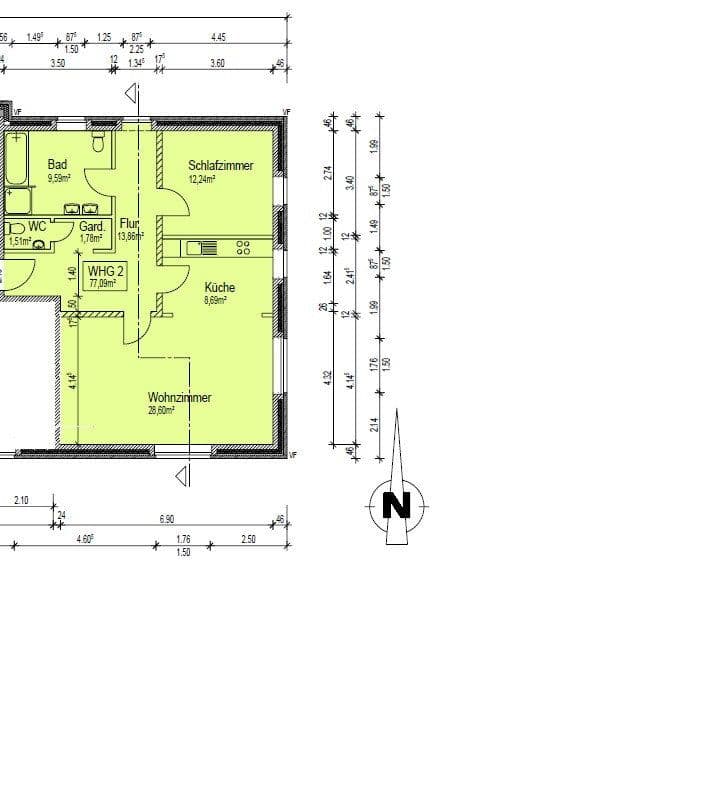 Pronájem bytu 2+1 78 m², Ehestorfer Dorfstr. 24, Rosengarten, Dolní Sasko Pronájem bytu 2+1 78 m², Ehestorfer Dorfstr. 24, Rosengarten, Dolní Sasko
