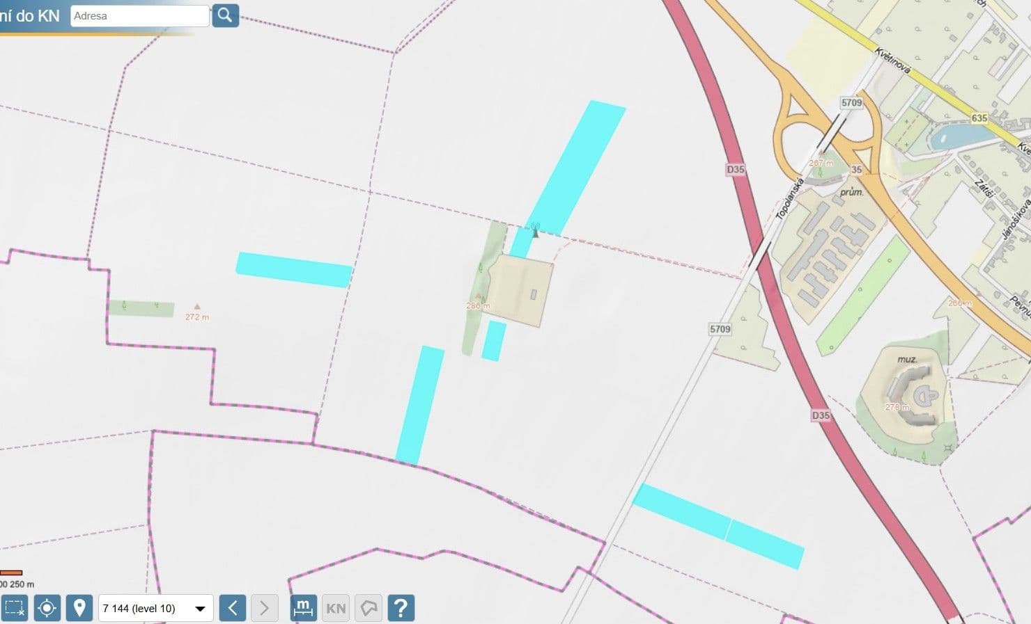Prodej pozemku 98.208 m², Křelov-Břuchotín, Olomoucký kraj Prodej pozemku 98.208 m², Křelov-Břuchotín, Olomoucký kraj