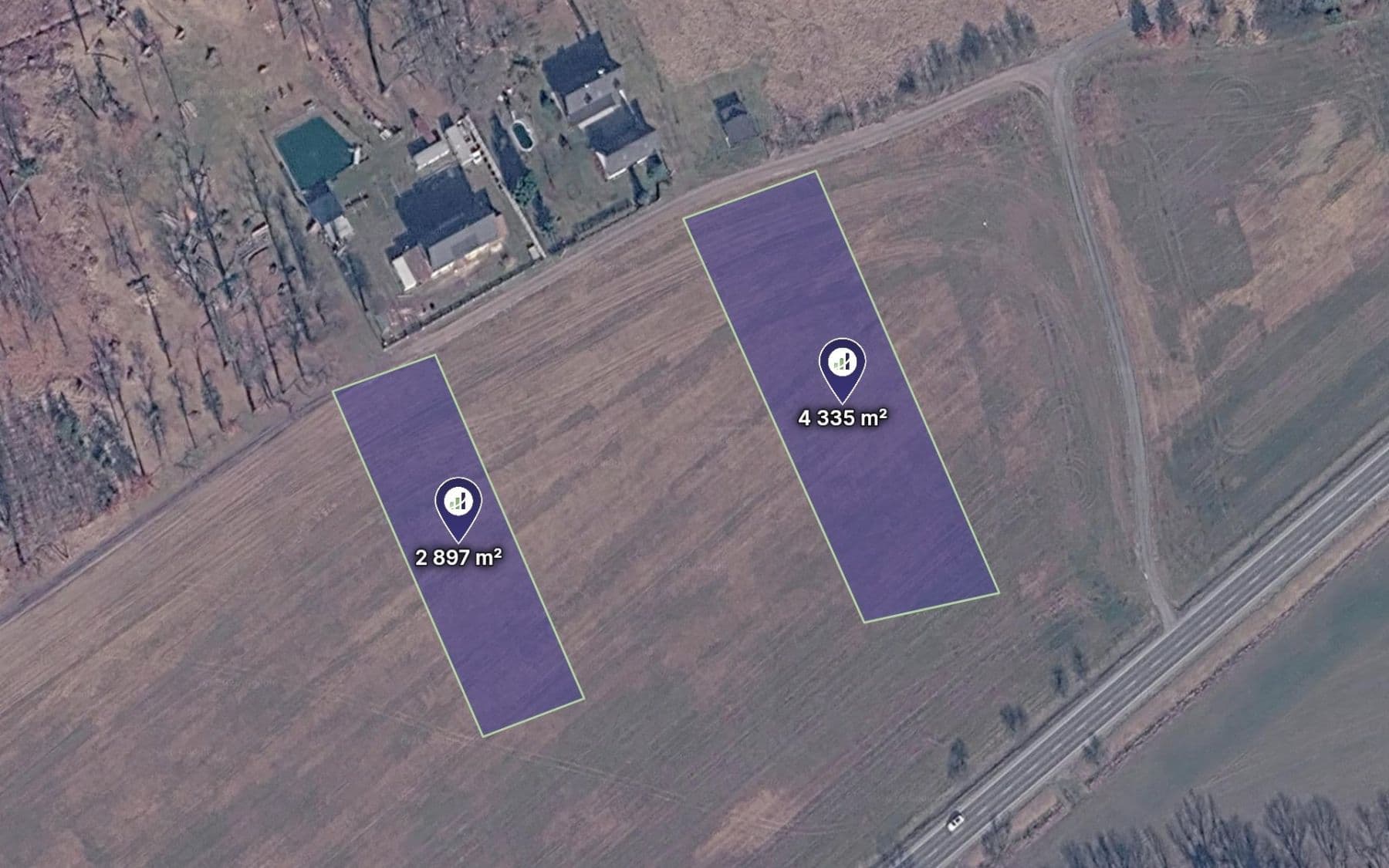 Prodej pozemku 7.232 m², Obrubce, Středočeský kraj Prodej pozemku 7.232 m², Obrubce, Středočeský kraj