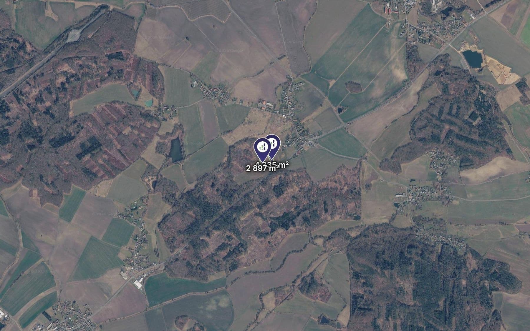 Prodej pozemku 7.232 m², Obrubce, Středočeský kraj Prodej pozemku 7.232 m², Obrubce, Středočeský kraj
