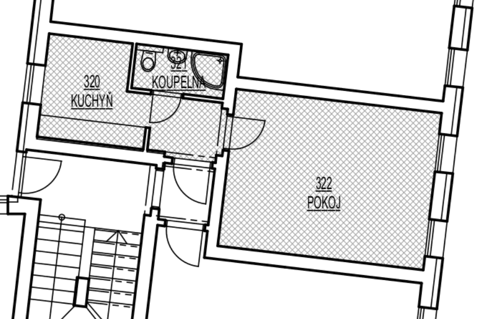 Pronájem bytu 1+1 32 m², Jeronýmova, Brno, Jihomoravský kraj Pronájem bytu 1+1 32 m², Jeronýmova, Brno, Jihomoravský kraj