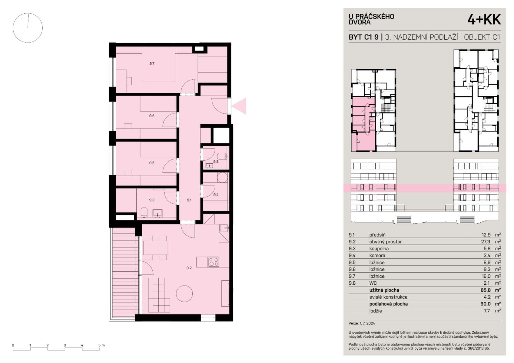 Pronájem bytu 4+kk 86 m², Praha, Praha Pronájem bytu 4+kk 86 m², Praha, Praha