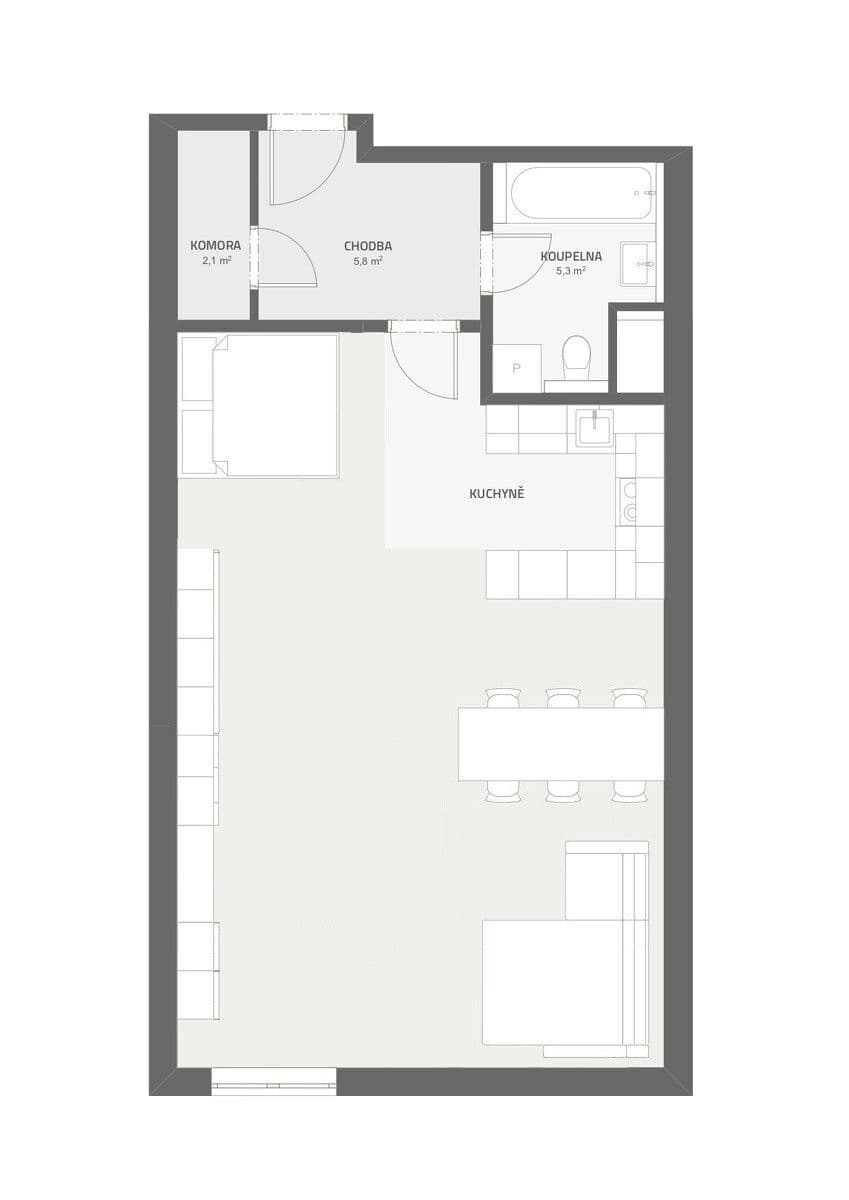 Prodej bytu 1+kk 68 m², Březenská, Praha, Praha Prodej bytu 1+kk 68 m², Březenská, Praha, Praha