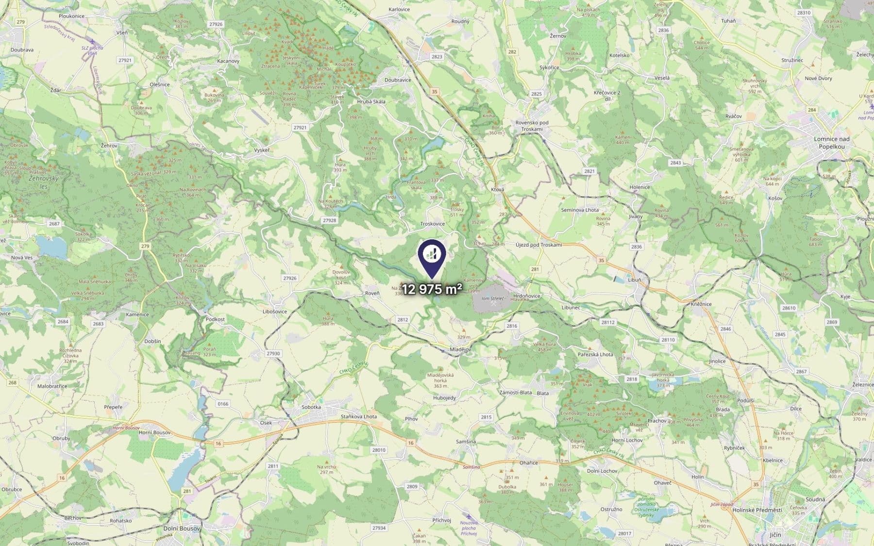 Prodej pozemku 12.975 m², Troskovice, Liberecký kraj Prodej pozemku 12.975 m², Troskovice, Liberecký kraj