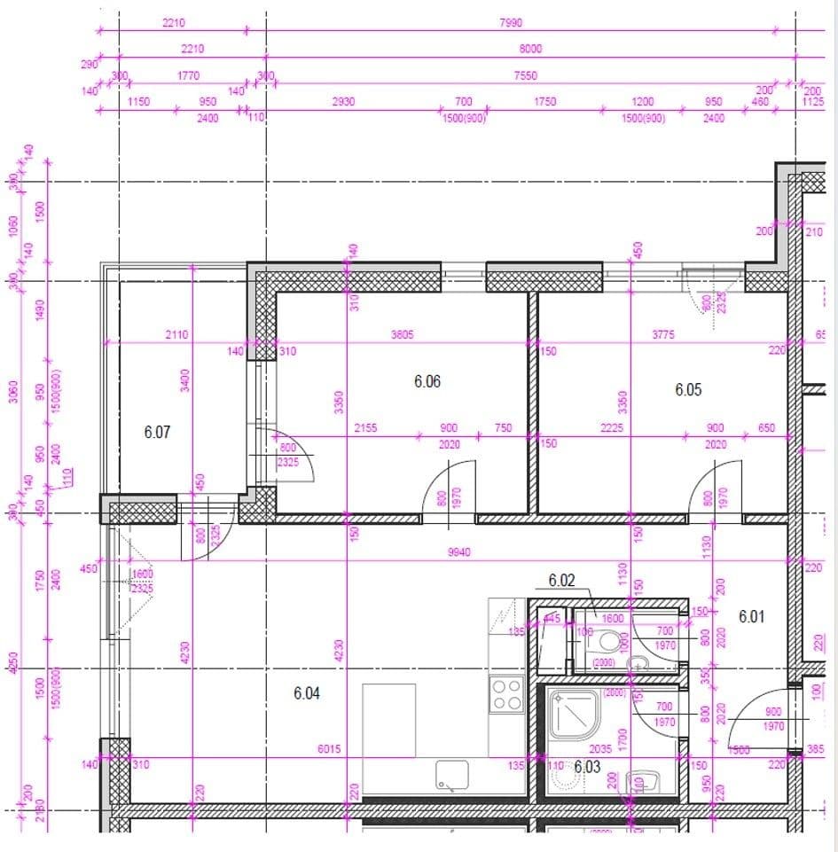 Pronájem bytu 3+kk 72 m², U Kasáren, Dašice, Pardubický kraj Pronájem bytu 3+kk 72 m², U Kasáren, Dašice, Pardubický kraj