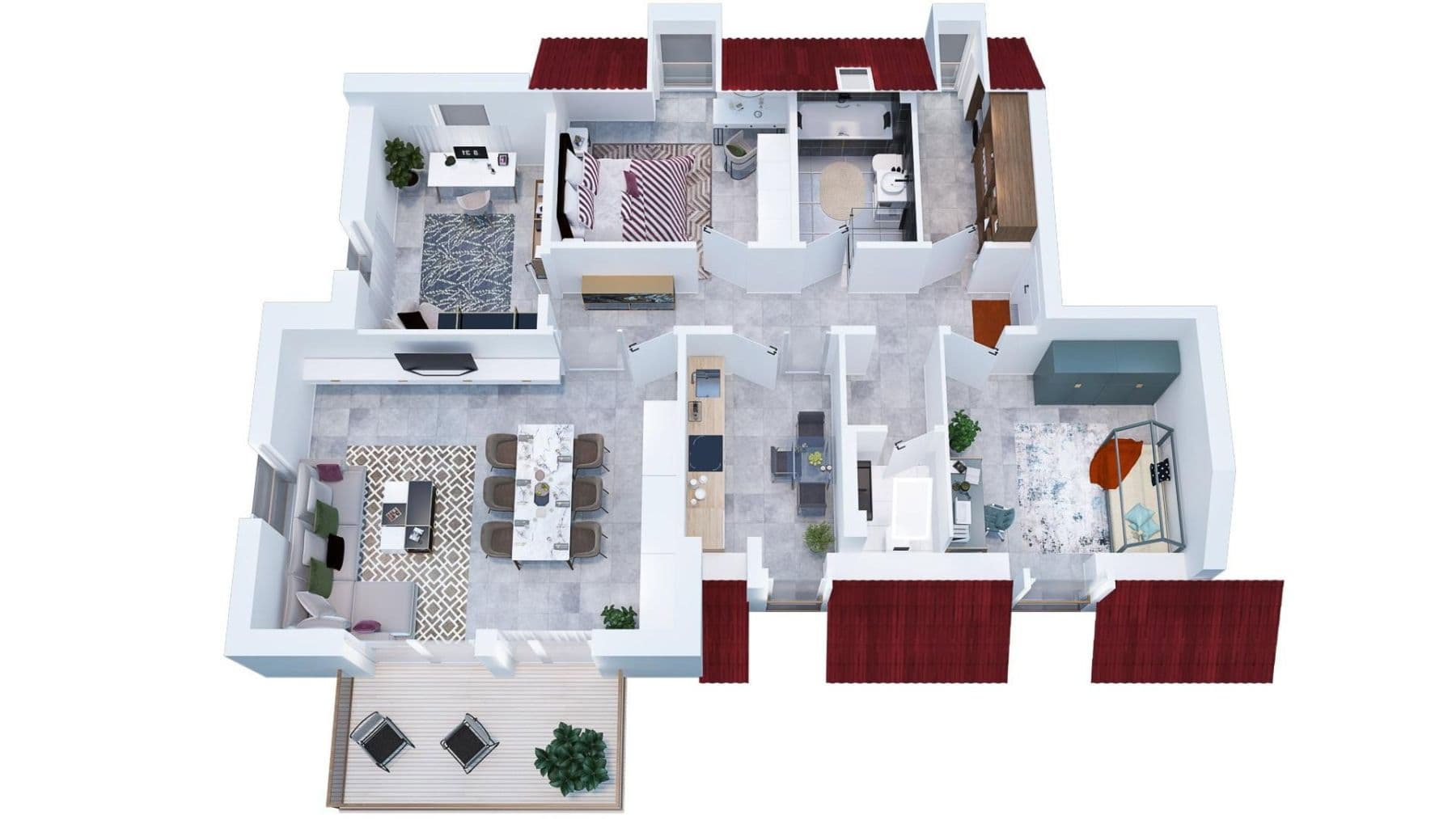 Pronájem bytu 4+1 110 m², Sassenburg, Dolní Sasko Pronájem bytu 4+1 110 m², Sassenburg, Dolní Sasko