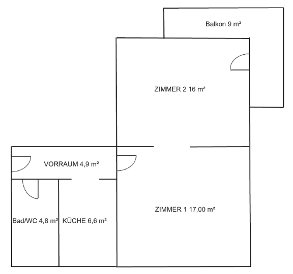 Prodej bytu 2+1 49 m², AmLerchenfeld 20, Linz, Horní Rakousko Prodej bytu 2+1 49 m², AmLerchenfeld 20, Linz, Horní Rakousko