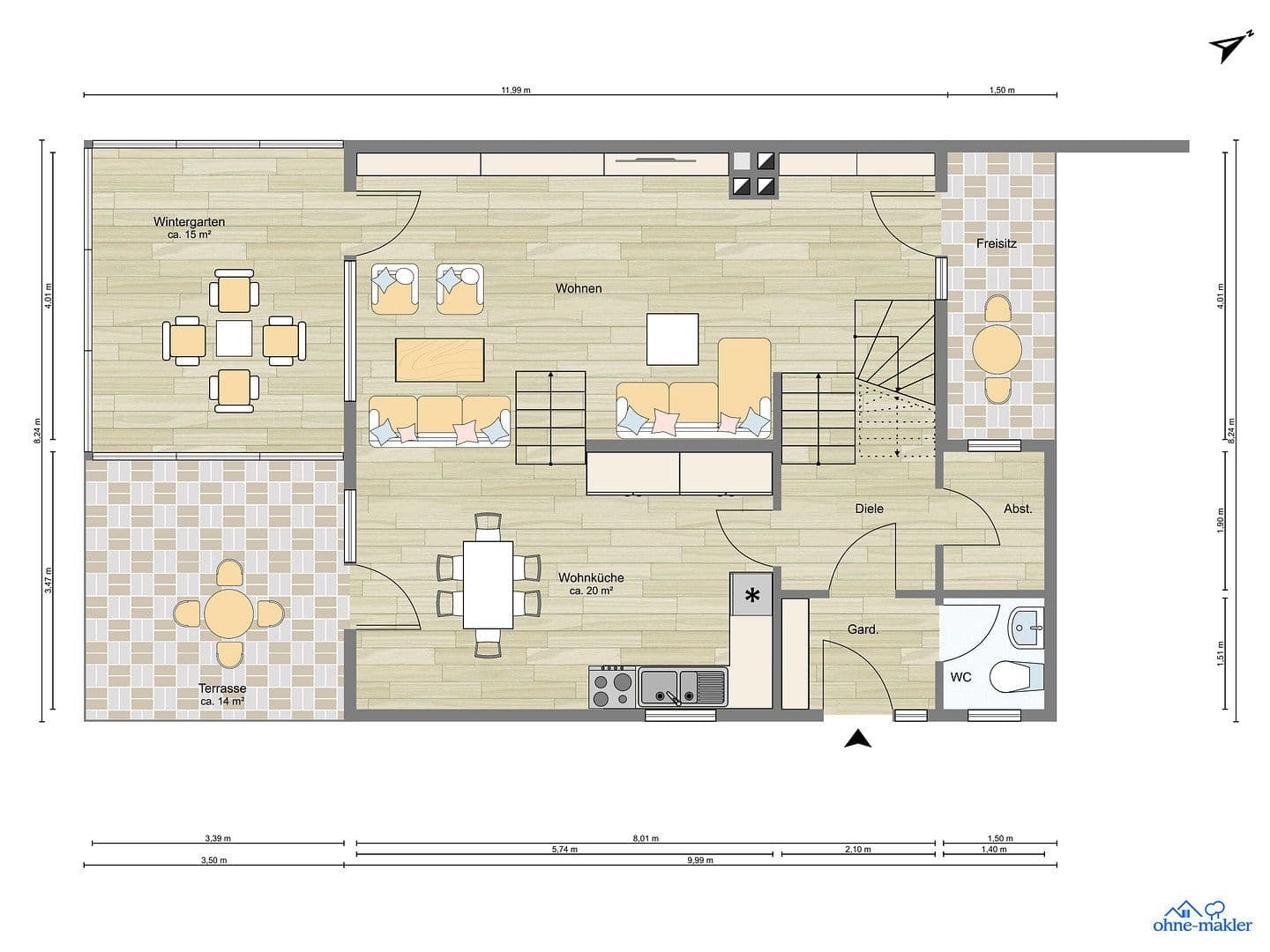 Prodej domu 135 m², pozemek 400 m², Neu-Anspach, Hessen Prodej domu 135 m², pozemek 400 m², Neu-Anspach, Hessen