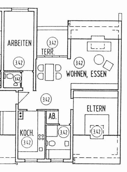 Pronájem bytu 3+1 85 m², Helga-Barth-Straße 7, Bretten, Bádensko-Württembersko Pronájem bytu 3+1 85 m², Helga-Barth-Straße 7, Bretten, Bádensko-Württembersko