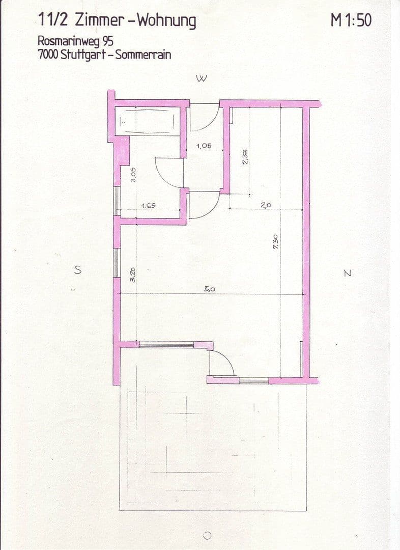 Pronájem bytu 1+1 35 m², Rosmarinweg 95, Stuttgart-Sommerrain, Bádensko-Württembersko Pronájem bytu 1+1 35 m², Rosmarinweg 95, Stuttgart-Sommerrain, Bádensko-Württembersko