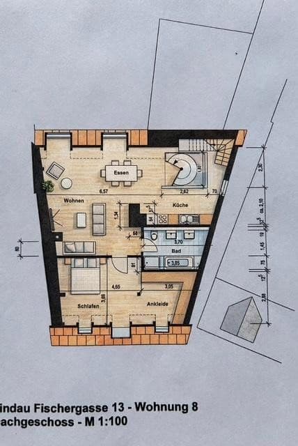 Pronájem bytu 2+kk 122 m², Lindau (Bodensee), Bavorsko Pronájem bytu 2+kk 122 m², Lindau (Bodensee), Bavorsko