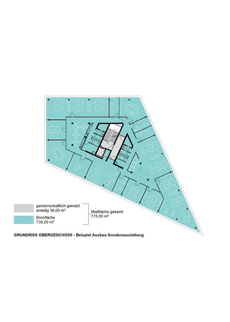 Pronájem kanceláře 807 m², Ida-Noddack-Straße 2, Ingolstadt, Bavorsko Pronájem kanceláře 807 m², Ida-Noddack-Straße 2, Ingolstadt, Bavorsko