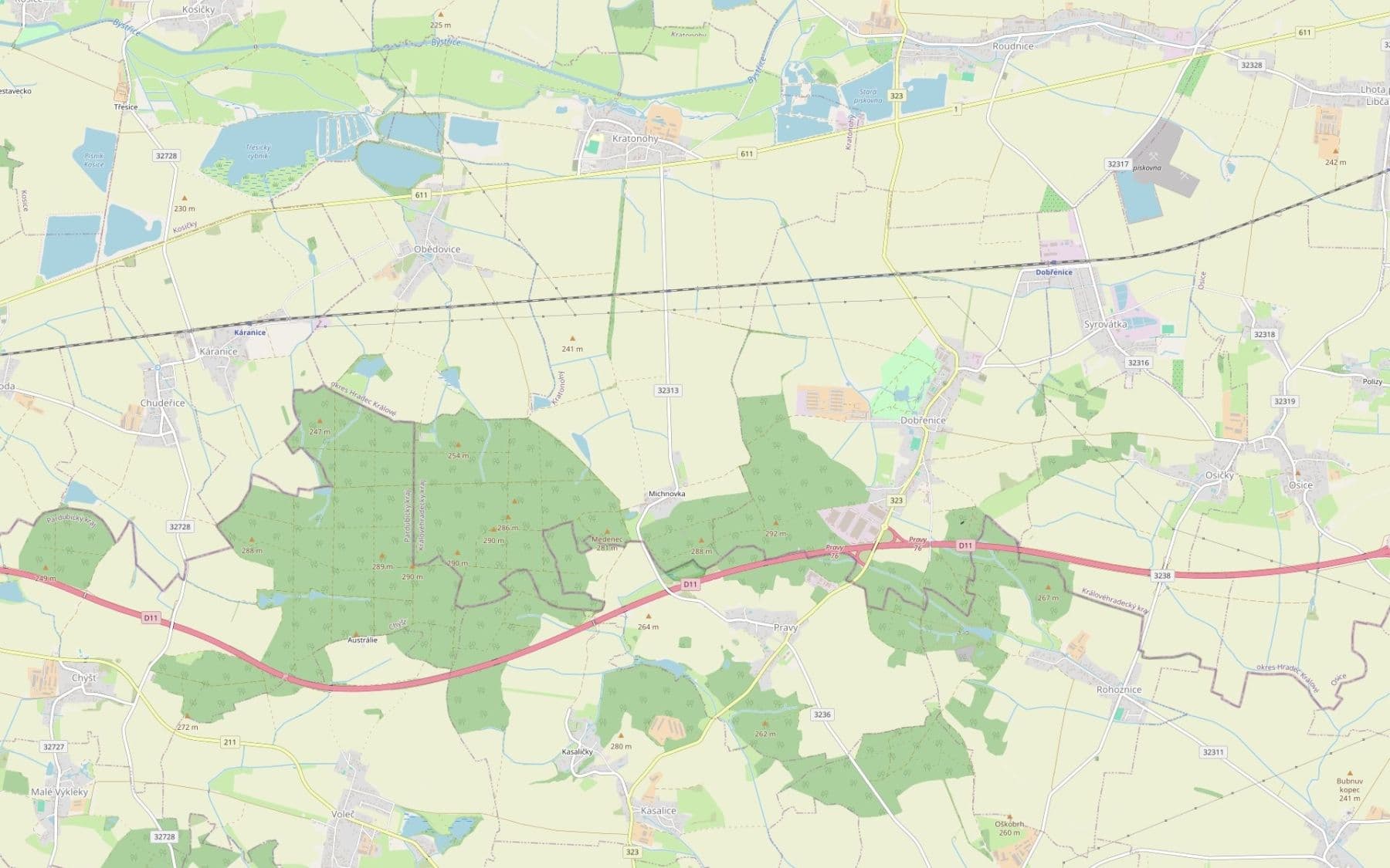 Prodej pozemku 4.963 m², Kratonohy, Královéhradecký kraj Prodej pozemku 4.963 m², Kratonohy, Královéhradecký kraj