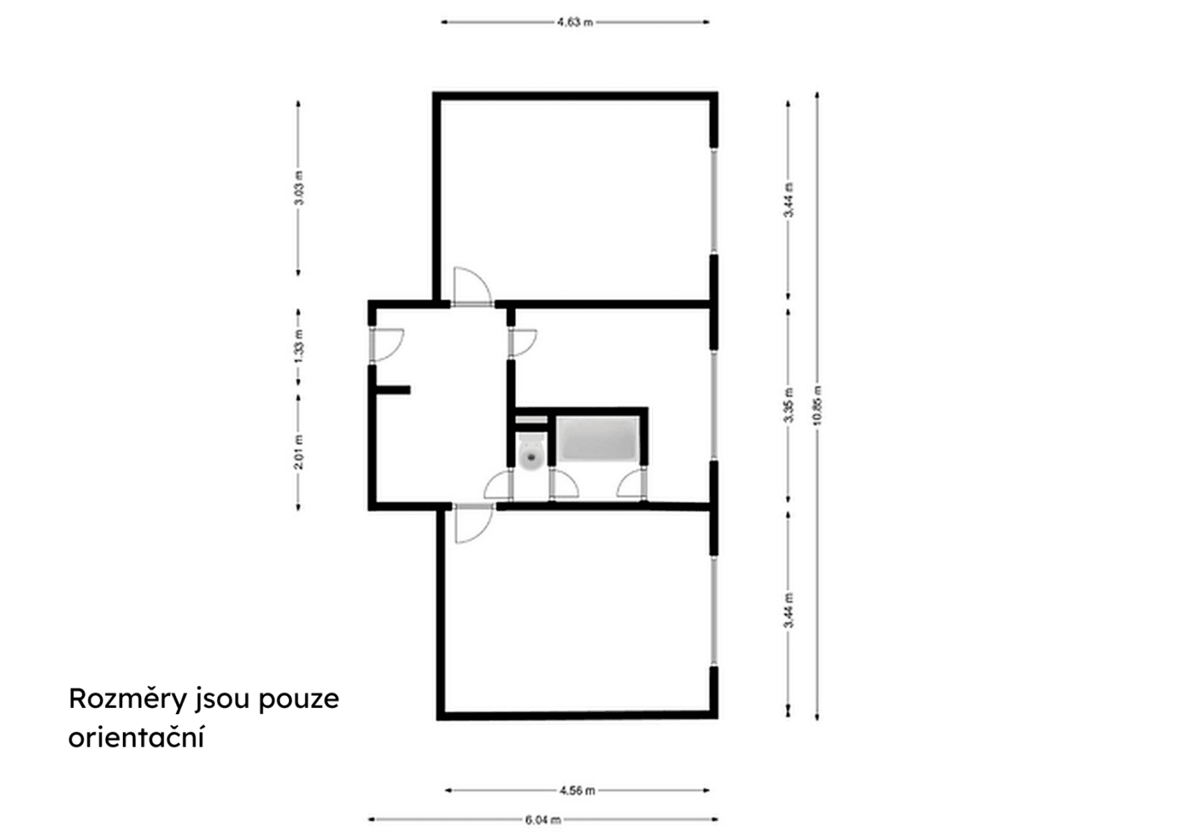 Prodej bytu 2+1 52 m², U stadionu, Jičín, Královéhradecký kraj Prodej bytu 2+1 52 m², U stadionu, Jičín, Královéhradecký kraj
