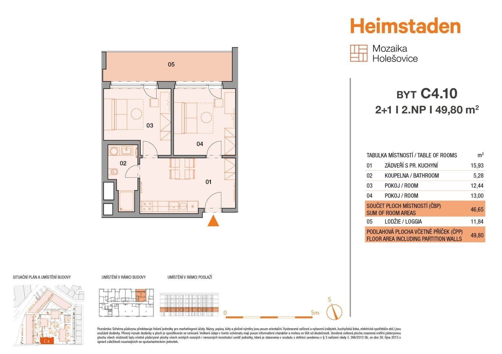 Pronájem bytu 2+1 52 m², Vrbenského, Praha, Praha Pronájem bytu 2+1 52 m², Vrbenského, Praha, Praha