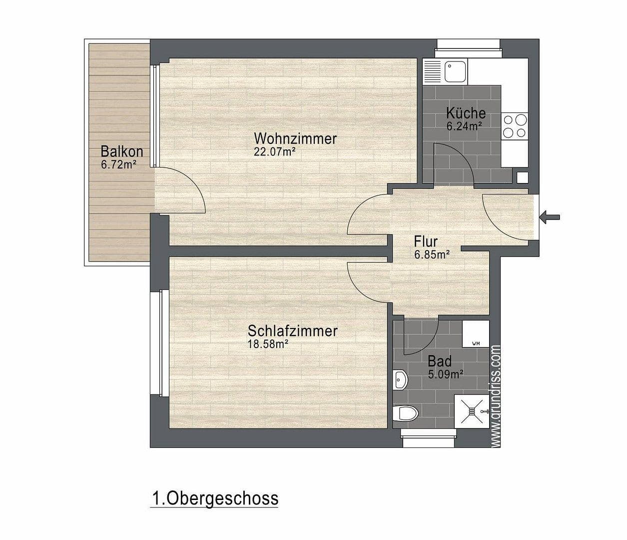 Prodej bytu 2+1 63 m², Oldenburg, Dolní Sasko Prodej bytu 2+1 63 m², Oldenburg, Dolní Sasko