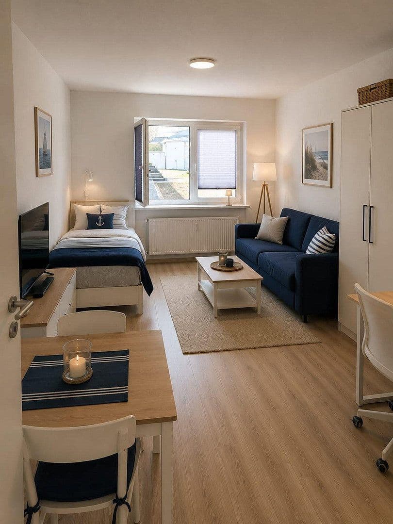 Pronájem bytu 1+1 28 m², Heiligenhafen, Šlesvicko-Holštýnsko Pronájem bytu 1+1 28 m², Heiligenhafen, Šlesvicko-Holštýnsko