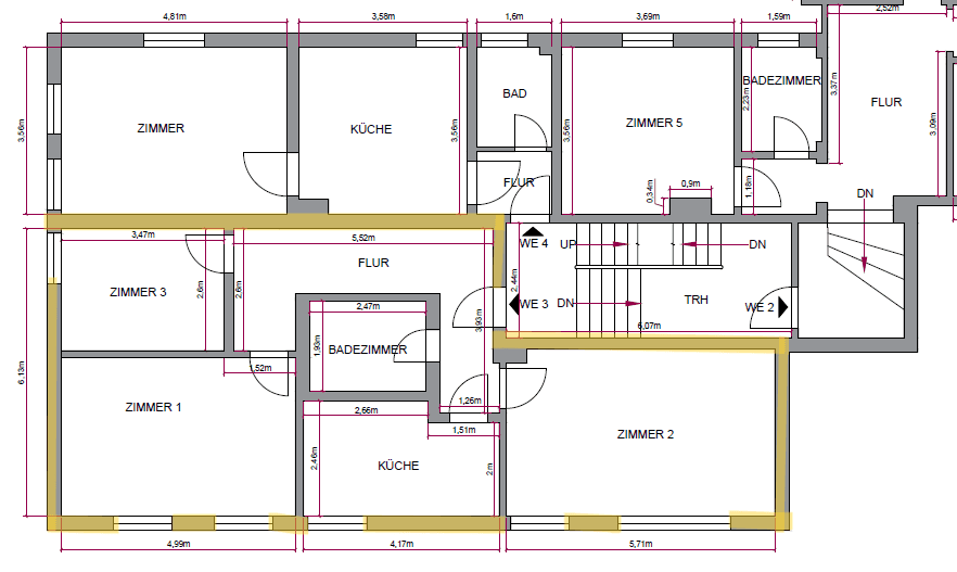 Pronájem bytu 3+1 74 m², Garmannstr. 11, Marl, Severní Porýní-Vestfálsko Pronájem bytu 3+1 74 m², Garmannstr. 11, Marl, Severní Porýní-Vestfálsko