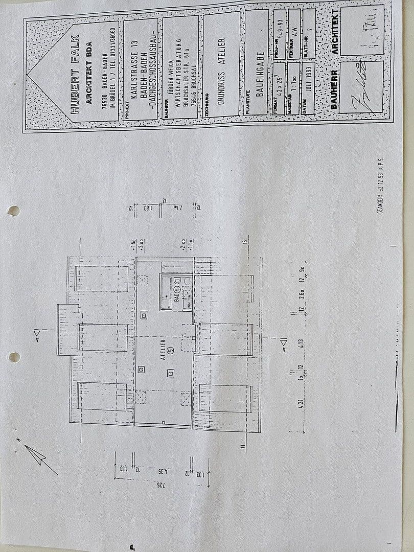 Prodej bytu 2+kk 90 m², Baden-Baden, Bádensko-Württembersko Prodej bytu 2+kk 90 m², Baden-Baden, Bádensko-Württembersko