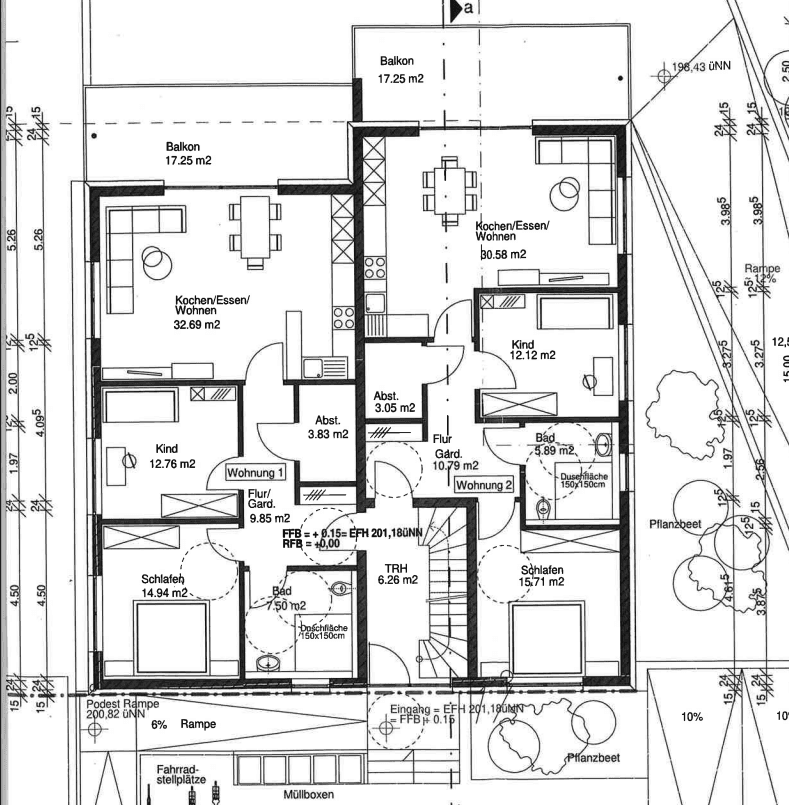 Pronájem bytu 3+1 90 m², Am Bach 17, Aglasterhausen, Bádensko-Württembersko Pronájem bytu 3+1 90 m², Am Bach 17, Aglasterhausen, Bádensko-Württembersko