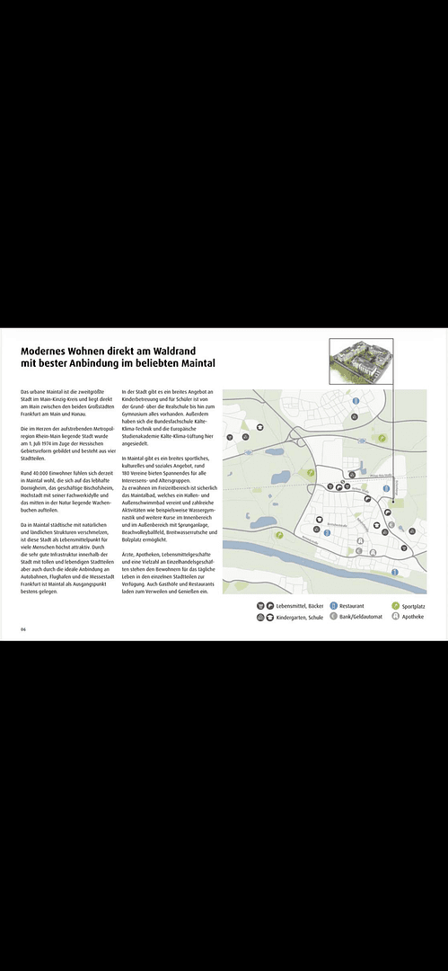 Pronájem bytu 1+kk 59 m², Herbert-Belser-Ring 2, Maintal, Hessen Pronájem bytu 1+kk 59 m², Herbert-Belser-Ring 2, Maintal, Hessen