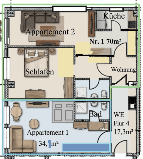 Pronájem bytu 3+1 114 m², Steinbergstr. 3, Leipzig OT Holzhausen, Sasko Pronájem bytu 3+1 114 m², Steinbergstr. 3, Leipzig OT Holzhausen, Sasko