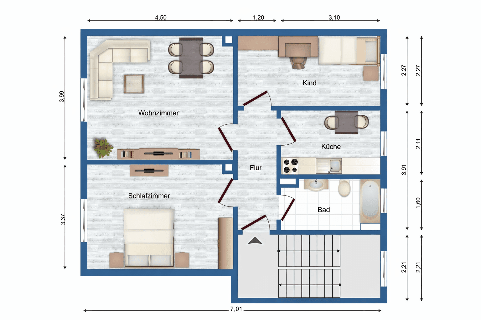 Pronájem bytu 4+1 68 m², Am Wald 5, Ziegendorf, Mecklenburg-Vorpommern Pronájem bytu 4+1 68 m², Am Wald 5, Ziegendorf, Mecklenburg-Vorpommern